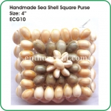 Handmade Sea Shell Square Purse